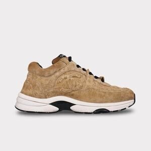 Chanel 22A Suede CC Print Sneaker - Women’s 9